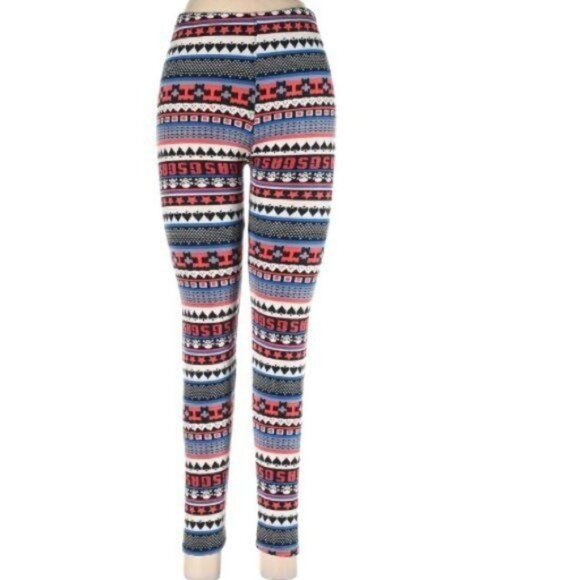 Fancy Fans Leggings One Size - Picture 2 of 4